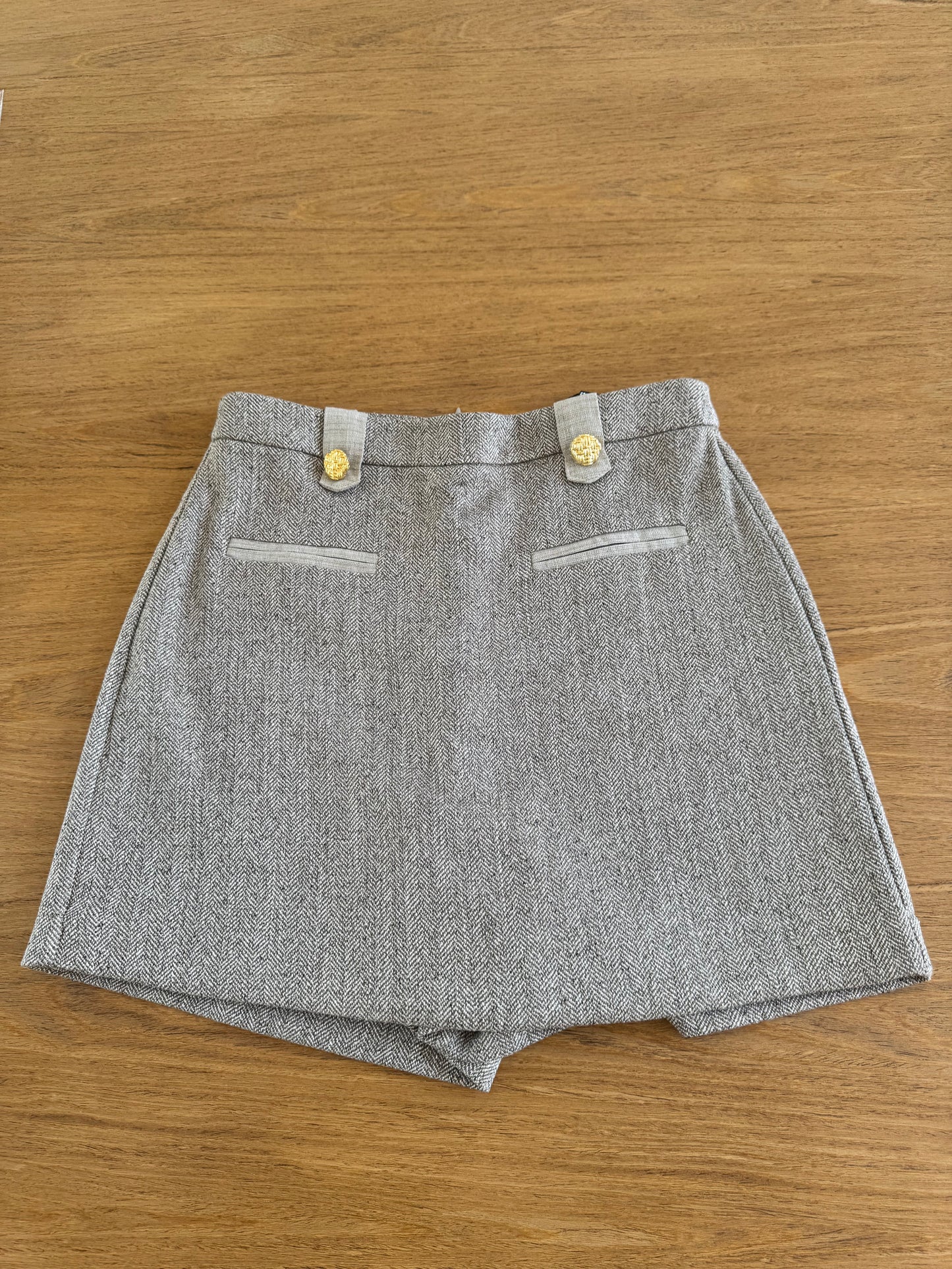 Short Saia Mix Tecido