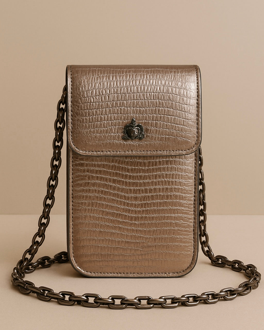 Phone Pouch Couro Lizard