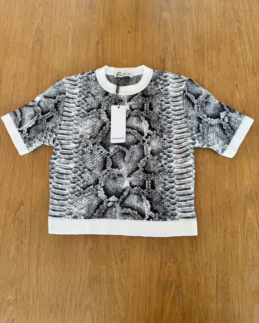 Blusa Com Detalhe Animal