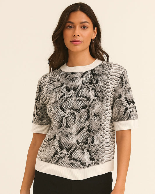 Blusa Com Detalhe Animal