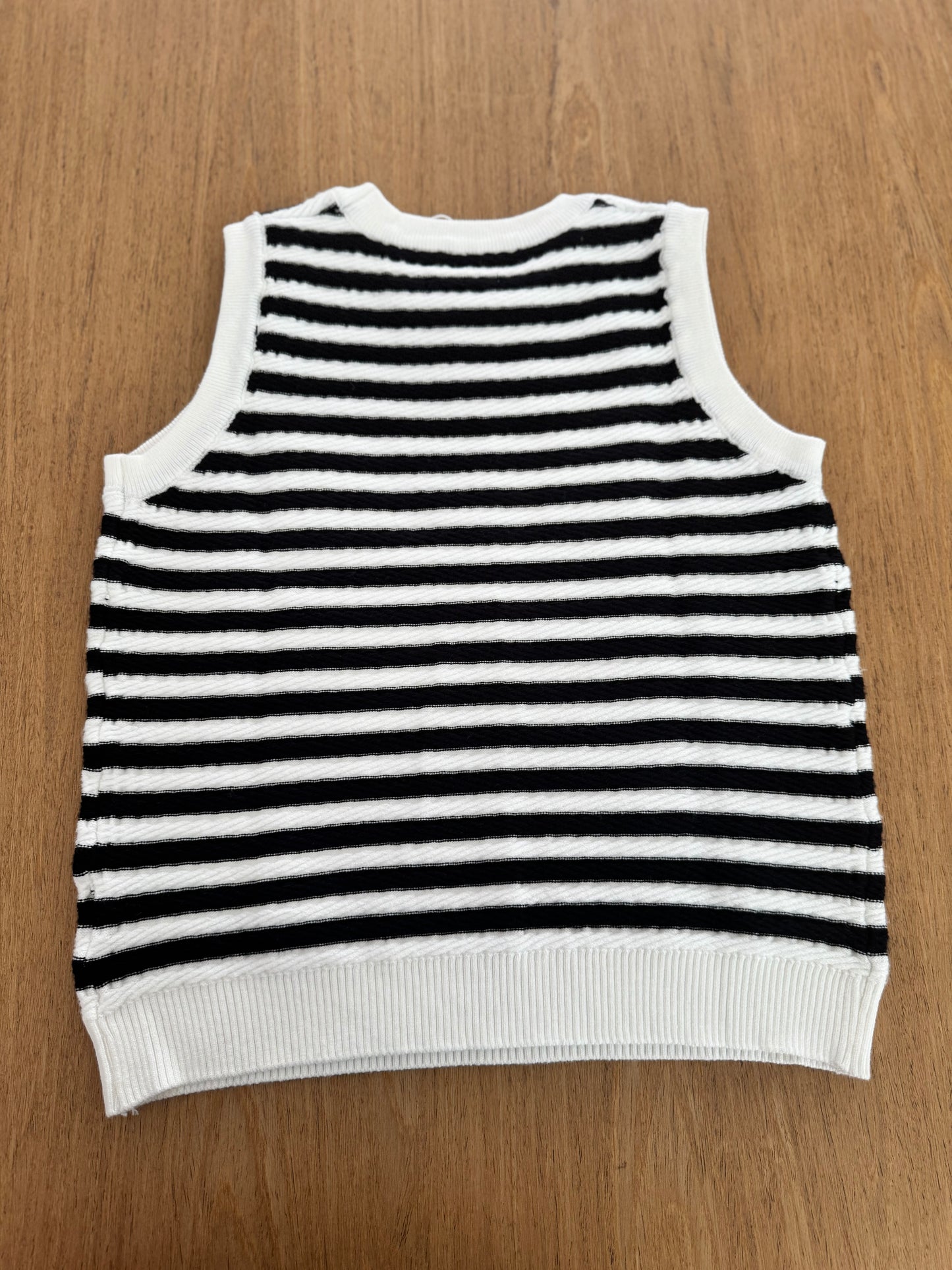 Blusa Com Detalhe Listrado