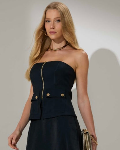 Cropped Fecho Frontal