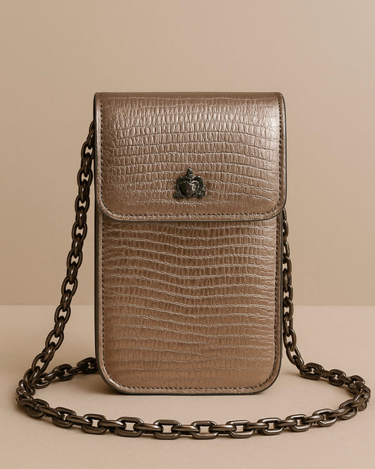 Phone Pouch Couro Lizard