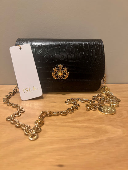 Bolsa de couro New Croco