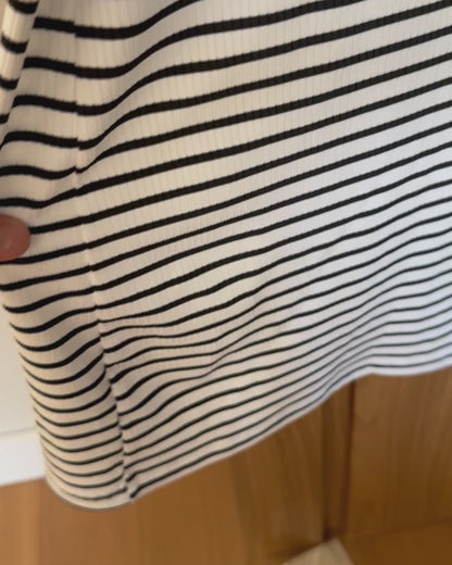 Vestido Malha Canelada